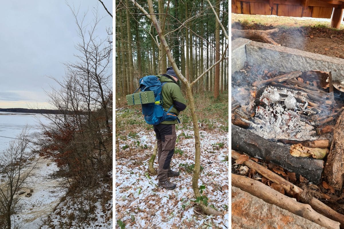 Boserup Forest: Shelters, Fire Pits and Walking Routes